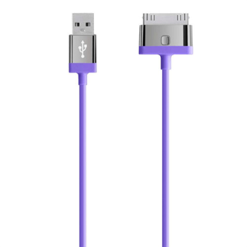 Belkin MIXIT↑ 30-Pin to USB ChargeSync Cable - 2 meter - Paars