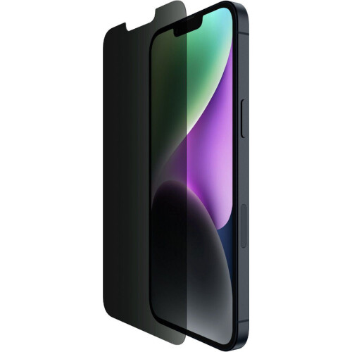 Belkin ScreenForce - TemperedGlass Privacy - 9H krasbescherming - Zwart