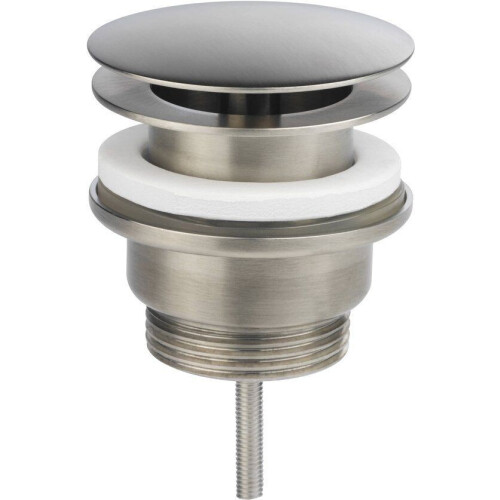 Ben Fixed - Wastafelplug - Niet-afsluitbaar - RVS - Diameter 6,3 cm