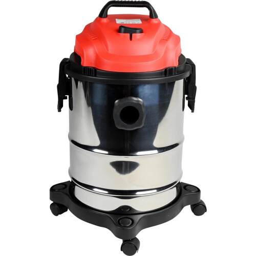 Benson - Stofzuiger droog/nat - 1200W - 15 liter - RVS behuizing - met blaasfunctie (8-delig) Tweedehands