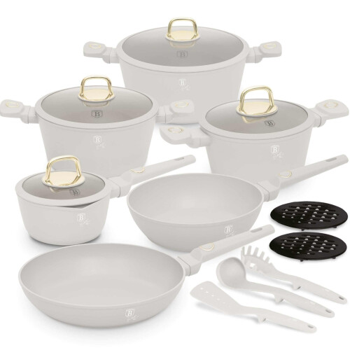 Berlinger Haus 15-Delig Kookgerei Set - BH-8081NN - Sahara Collectie Tweedehands