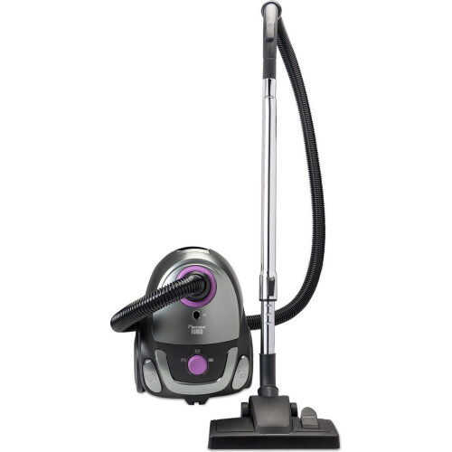 Bestron ABG450SPE - Stofzuiger met zak - 3 stofzuigerzakken 750W 7.5m actieradius - Lila/Zilver Tweedehands