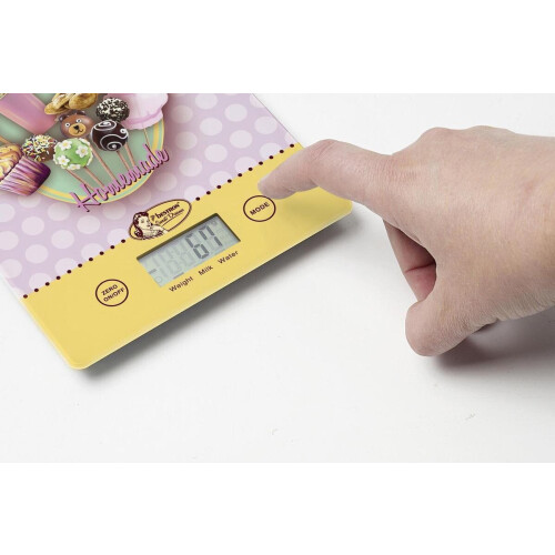 Bestron AKS700SD - Digitale Keukenweegschaal - LCD-display tot 5 kg - Veelkleurig Tweedehands