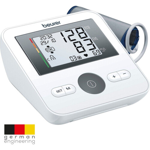 Beurer BM 27 - Bloeddrukmeter bovenarm - Aritmiedetectie - WHO-risico-indicator - Manchet 22-42 cm