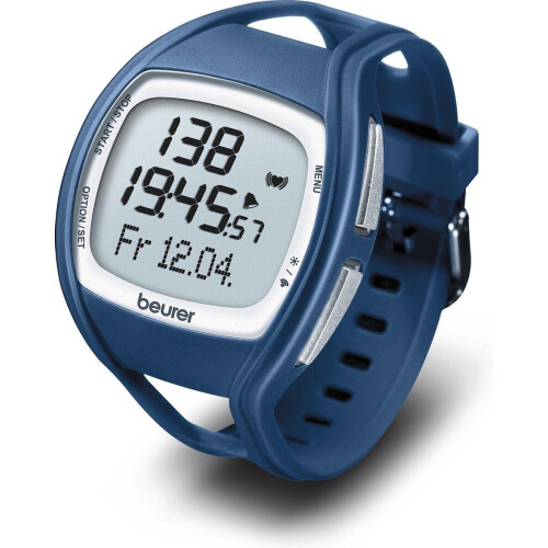 Beurer PM45 - Hartslaghorloge met borstband - ECG hartslagmeter - Waterdicht (30 m) - Wit Tweedehands