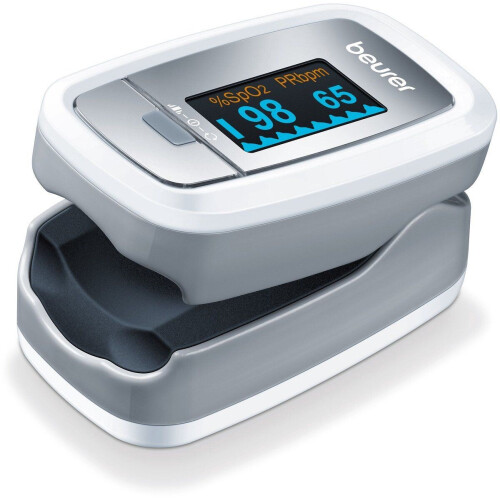 Beurer PO 30 - Pulsoximeter - Medisch gecertificeerd voor Zuurstofsaturatie en Hartslag - Grijs Tweedehands