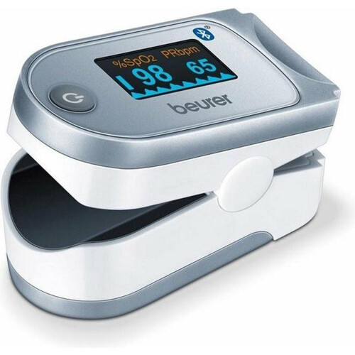 Beurer PO 60 - Pulse-oximeter - Bluetooth® met app-koppeling - Zilver