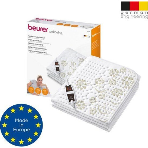Beurer UB 60 - Elektrische deken - 150 x 80 cm - 4 Warmtestanden - Zachte fleece