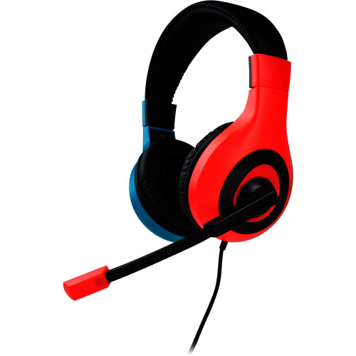 Big Ben SWITCHHEADSETV1R+B - Stereo Gaming Headset - 40 mm speakers - Neon Rood/Blauw