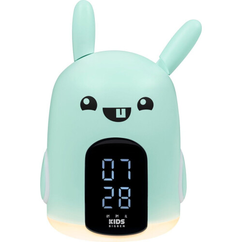 Bigben Hi Buddies Baxter - Kinderwekker&Nachtlamp - 3 Melodieën - Konijn Tweedehands
