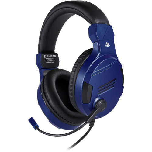 Bigben Interactive PS4OFHEADSETV3G - Stereo Game Headset - 40mm speakers - Blauw Tweedehands