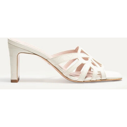 BIKKOU dames vegan Sandalen 7 30pm Golden Hour Croco Meringue Tweedehands