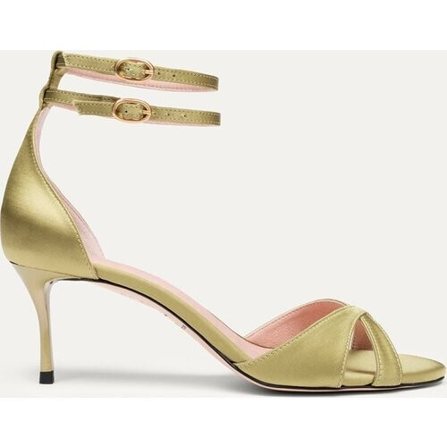 BIKKOU dames vegan Sandalen Met Hak Summer Lunch Chartreuse Tweedehands
