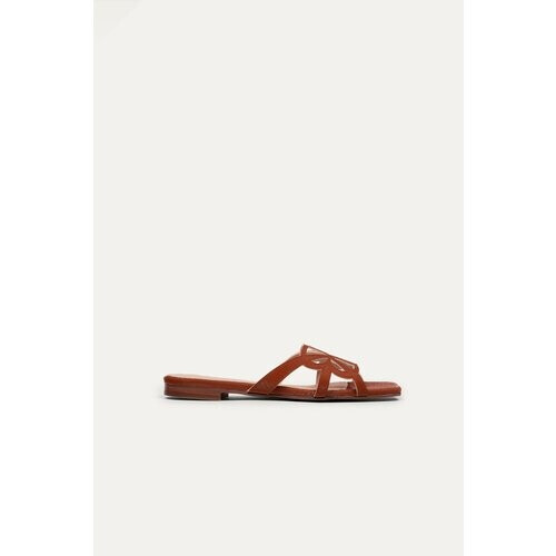BIKKOU dames vegan Sandalen Sunset At The Beach Camel Python Tweedehands
