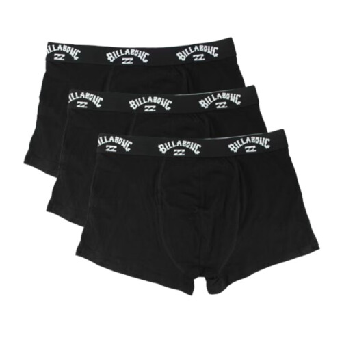 Billabong Boxershorts - 3-pack - 95% katoen 5% elastaan - zwart (3-pack)