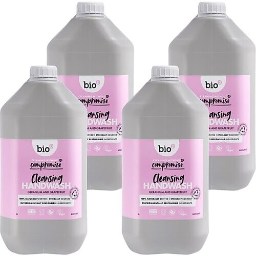 Bio-D Geranium & Grapefruit Reinigende Handzeep 5L Refill Bundel Tweedehands