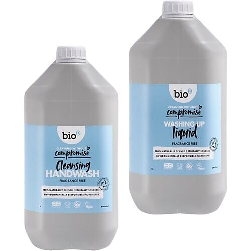 Bio-D Handzeep & Afwasmiddel Geurvrij 5L Refill Bundel Tweedehands