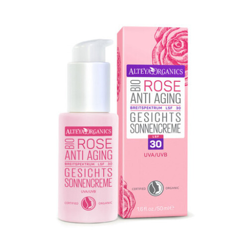 Bio-rose anti aging gezichts-zonnebrandcrème SPF 30 Tweedehands