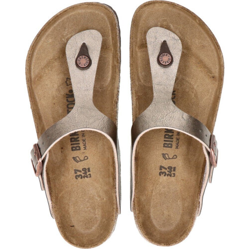 Birkenstock Gizeh BF Regular - Dames Slippers - Anatomisch voetbed - Graceful Taupe - Maat 41 Tweedehands