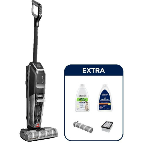 Bissell CrossWave OmniForce Edge Pro - Verticale stofzuiger - Nat en droog - Zwart