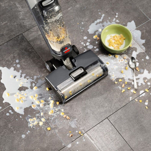 BISSELL CrossWave® OmniForce™ Select - Draadloze Vloerreiniger - 2 in 1 Stofzuiger en Dweil - Extra Krachtig 31aW - Grijs Zwart - 3912N Tweedehands