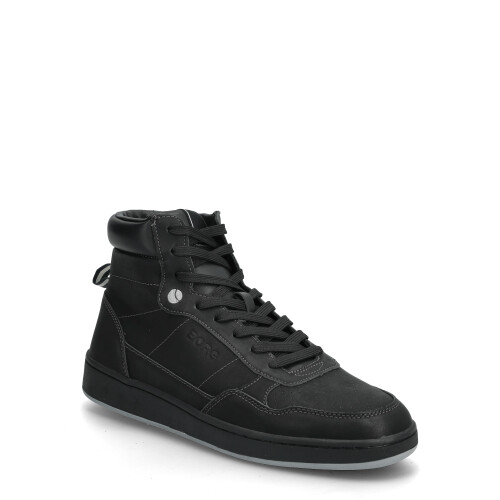Björn Borg SLAM HIGH - Hoge Sneakers - Zwart - Maat 44 Tweedehands