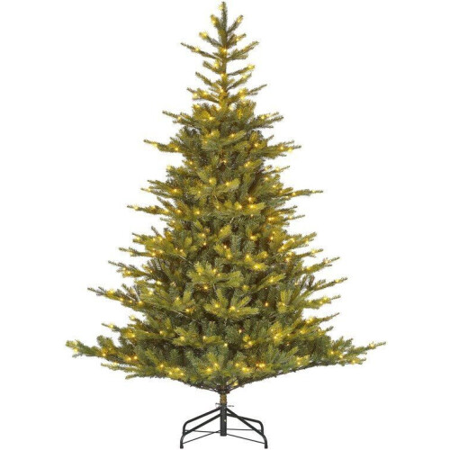 Black Box Grimshaw - Kunstkerstboom - 162x162x230 cm - LED lampjes - Groen Tweedehands