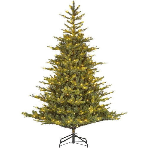 Black Box Grimshaw - Kunstkerstboom - 162x162x230 cm - LED lampjes - Groen Tweedehands