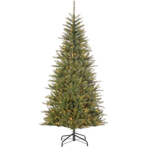 Black Box Trees Malden - Kunstkerstboom H185 x D107 cm - LED-verlichting met Timer en Dimmer - Groen Tweedehands