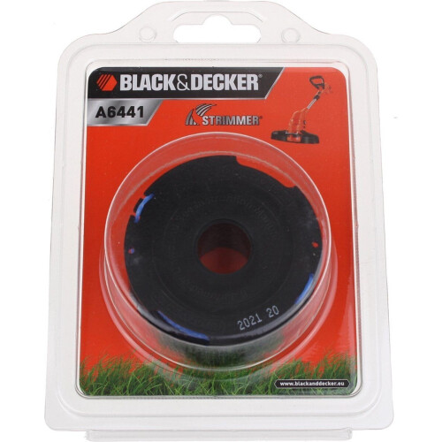 BLACK+DECKER A6441-XJ - Draadspoel - 2 x 6m 1,5mm trimdraad
