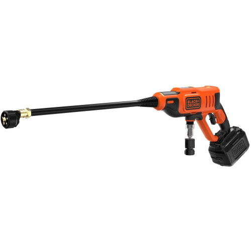 BLACK+DECKER BCPC18D1-QW - Hogedrukreiniger - 18V 2.0Ah - 5-in-1 sproeikop - Oranje Tweedehands