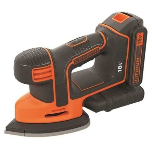 BLACK+DECKER BDCDS18-QW - 18V Mouse detailschuurmachine - 12000 schuurbewegingen per minuut - (3x schuurpapier) Tweedehands