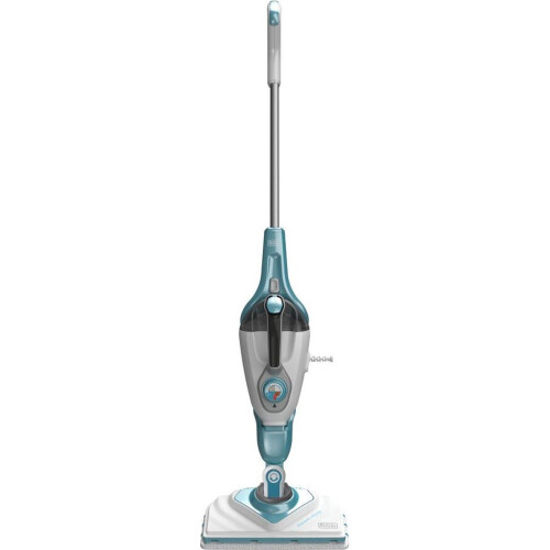 BLACK+DECKER BHSM168DSM-QS - Stoomreiniger - 1600W met SteaMitt en 13 accessoires - wit/aqua
