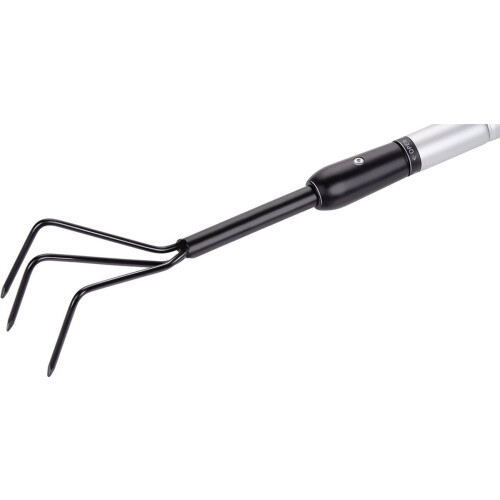 BLACK+DECKER Cultivator - Telescopische Steel 77 - 112 CM - 3 Tanden - Aluminium/ Koolstofstaal Tweedehands