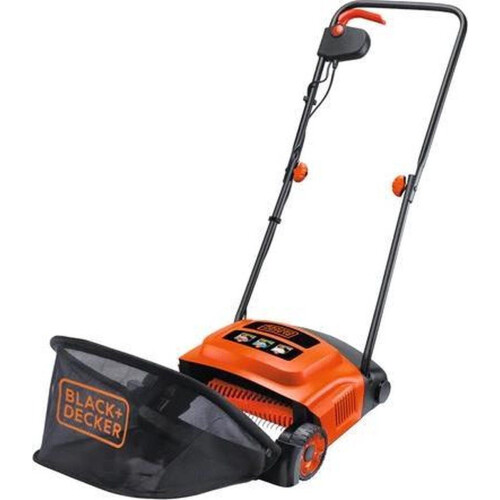 BLACK+DECKER GD300-QS - Verticuteerder 600W 30cm - 3 hoogtestanden - Oranje/Zwart