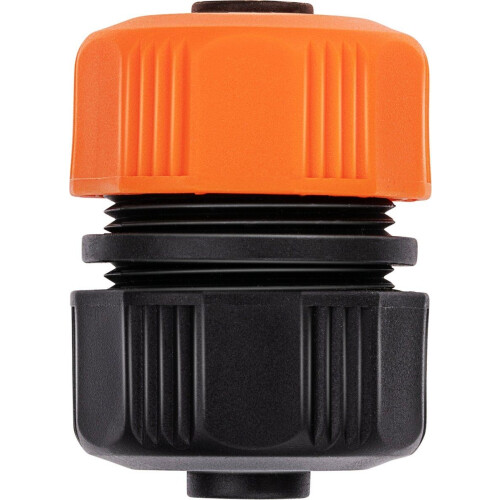 BLACK+DECKER Slangverbinder - Tuinslangkoppeling 1/2" - Diameter 13 ⌀ mm - Zwart/Oranje Tweedehands