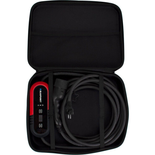 Blaupunkt P1PM2T2 - Mobiel laadstation - Type 2 16 A 3.7 kW - Zwart/Rood Tweedehands