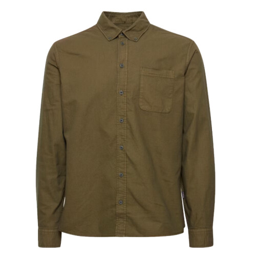 Blend Oxford Overhemd - Normale Pasvorm - Katoenmix - Forest Night - Maat XL