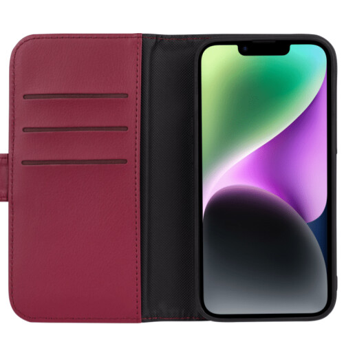 Bleubuilt 2-in1 case iphone 14 red Pu Tweedehands