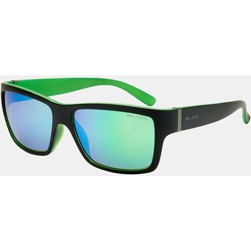 Bloc Riser Zonnebril Zwart/Donkergroen Tweedehands