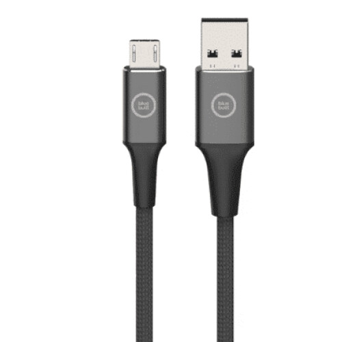 Bluebuilt USB A naar micro USB Kabel Zwart 1.5m