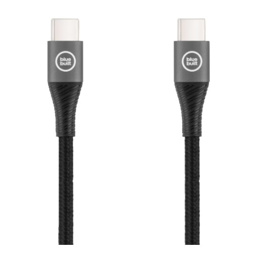 Bluebuilt USB-C naar USB-C Kabel - 3M - Power Delivery - Zwart