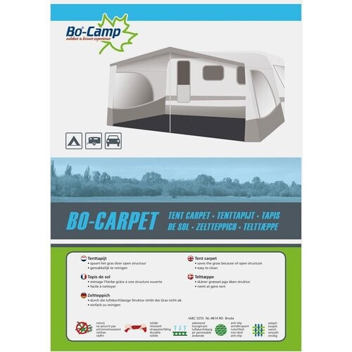 Bo-Camp Bo-Carpet 2,5x5m Tenttapijt Donkergrijs Tweedehands