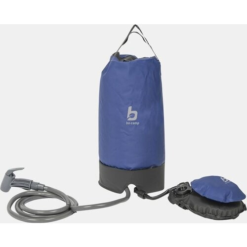 Bo-Camp Solar Campingdouche met pomp Blauw Tweedehands