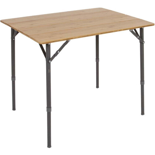 Bo-Camp - Urban Outdoor - Tafel - Bamboe - 80x60 cm - Verstelbaar van 43 tot 65 cm