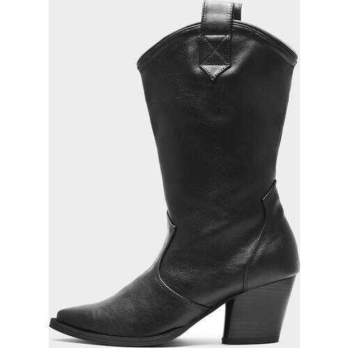 BOHEMA dames vegan Cowboylaarzen Sleeky Zwart Tweedehands