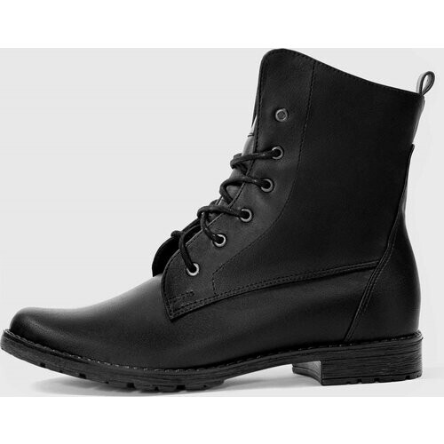 BOHEMA dames vegan Laarzen Workers No 2 Zwart Tweedehands