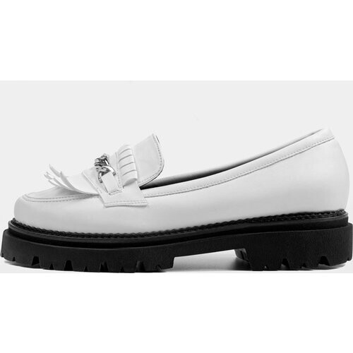 BOHEMA dames vegan Loafers Chunky Wit Tweedehands