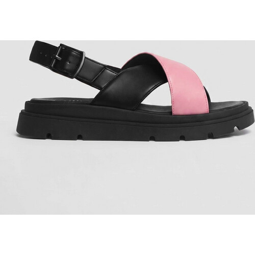 BOHEMA dames vegan Sandalen Glare Roze Zwart Tweedehands
