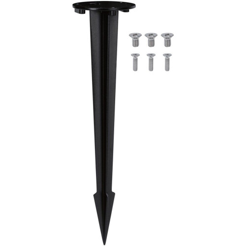 Bolderlamp Accessoires - Grondpin - Metaal - Antraciet Tweedehands